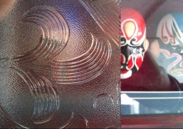 Mayflower Bronze Figured Glass