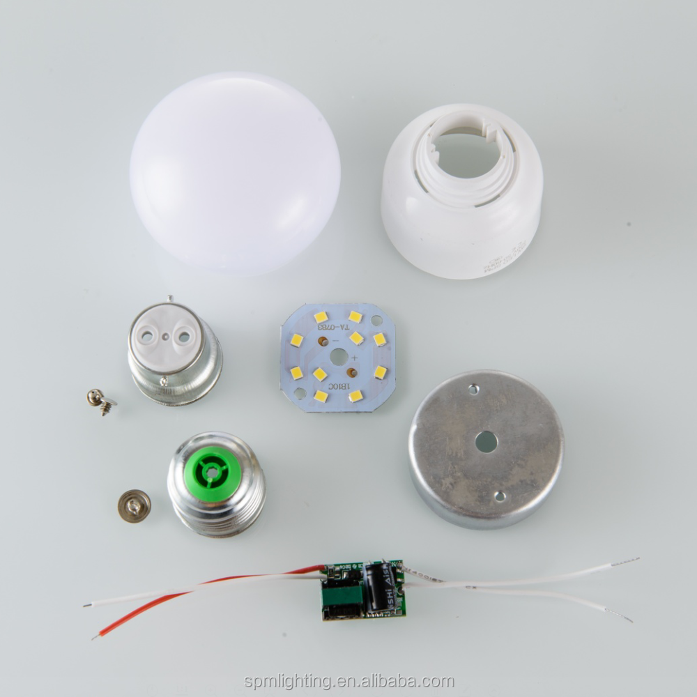 Cost-effective round skd led panel light parts led bulb a60 ckd skd parts