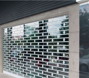 Transparent Crystal Roller Shutter Door