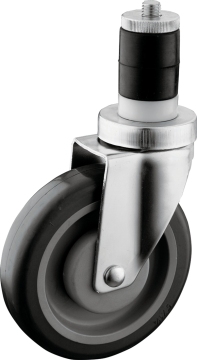 Medium Duty 5 inch Expanding Stem Casters