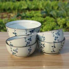 Japanese style stoneware soup bowl set