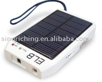 Solar Mobile Charger/ FM Radio / LED Flashlight