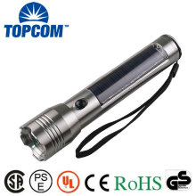 high power strong light USB charger solar power led torch