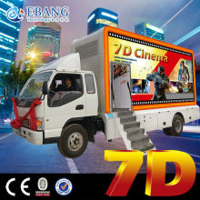 6 DOF hydraulic platform 7d mobile dynamic kino