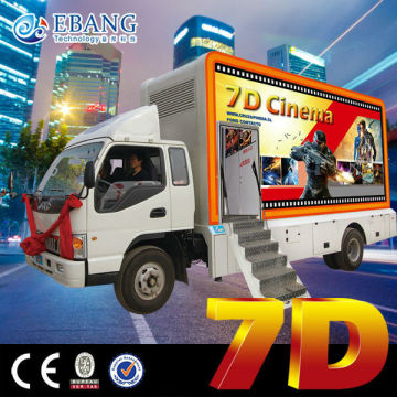 Egypt 5d 7d 9d mobile cinema mobile production truck for sale for option
