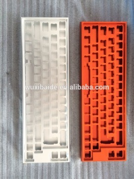 colorful custom cnc machined keyboard unique design custom made aluminum keyboards