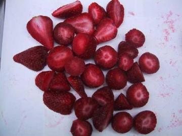 Frozen strawberry