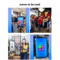 LED backlit LCD live streaming layar panel datar