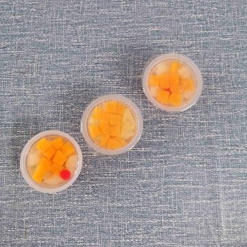 School 120g Canned Fruit Cocktail in Plastic Cup