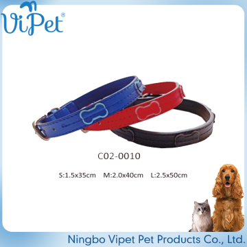 pet products bling bling PU leather cat collar tracker