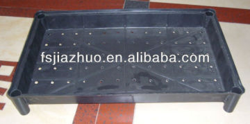 flowerpots of plastic for breeding grounds