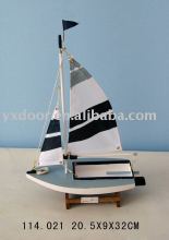 small Wooden boat model (114.021)sailboat model