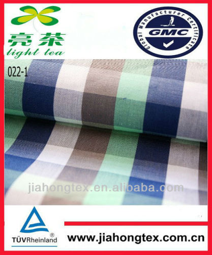 100 cotton yarn dyed poplin fabric for shirting