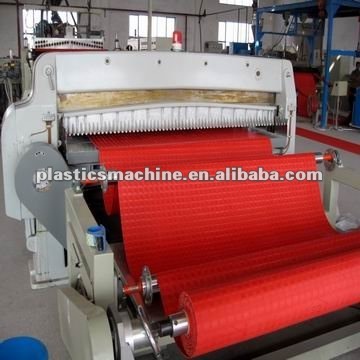 PVC calendering floor mat machine