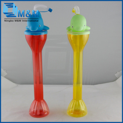 500ML Many Color you Want Clear Plastic Straw Cup The lid of the unique sippy cups