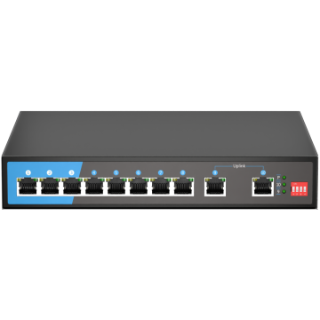 Scodeno PoE switch AI PoE DIP switch 10GTP-S2-AC