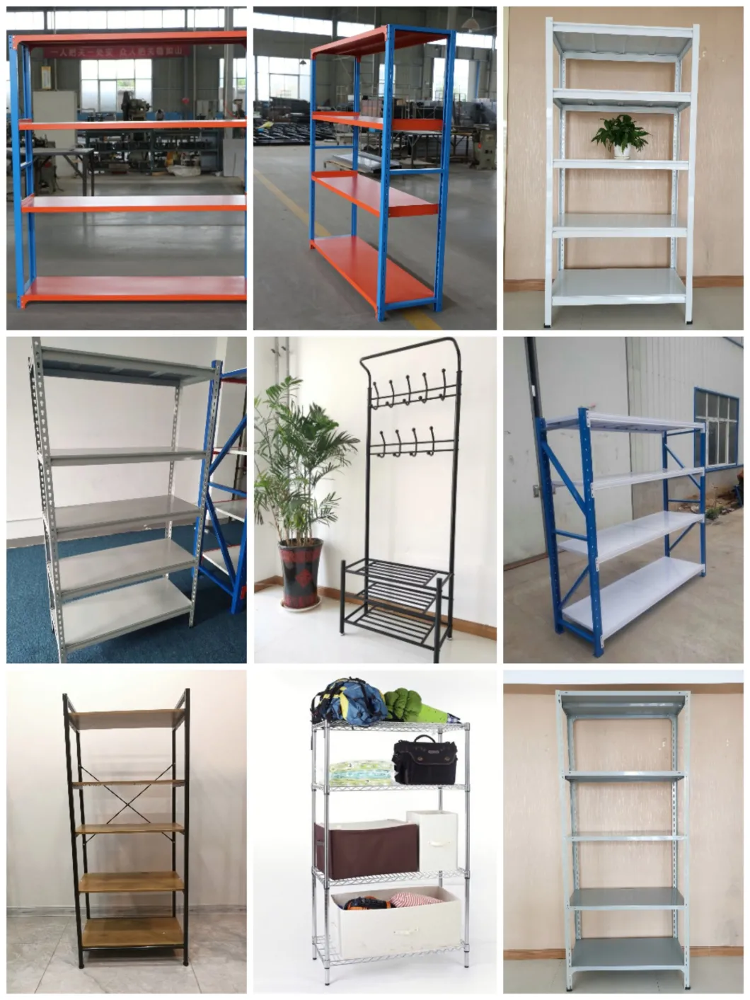 Metal Integrated Supermarket Display Rack and Warehouse Storage Pallet Rack