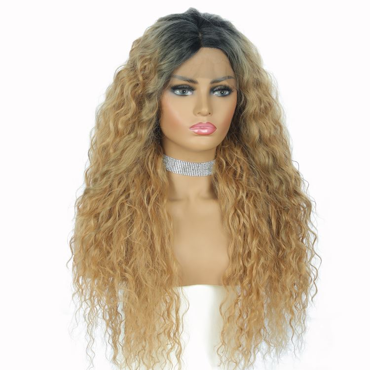 Synthetic freetress hair water wave,Synthetic curly hair weave,Synthetic brazilian hair with closure hair