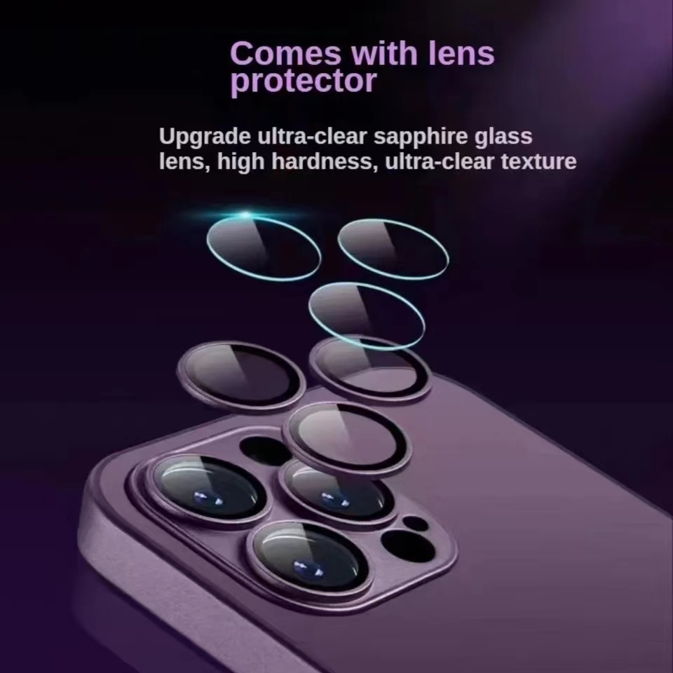 AG Silicone Matter Glass Phone Case for Phone 15 14 13 12 Pro Max 11 Pro Max Plus Cover With Logo Gift Box Original Magnetic