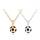 Bijoux de sport Collier de football en acier inoxydable pour hommes et femmes Pendentif de charme de football avec chaîne