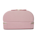 Double-deck jewelry Storage elegant cosmetic bags