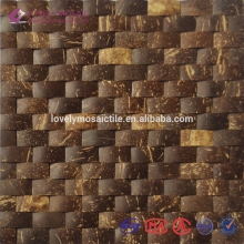 2015 Hot Sale Coconut Shell Mosaic Tiles Popular Coconut Shell Wall Tiles