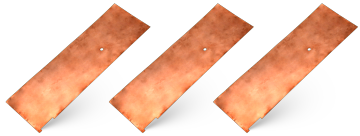 Customized large sized copper foil die cut products