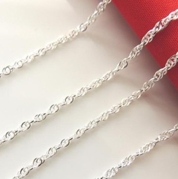 cheap silver jewellery 925 sterling silver rope chain