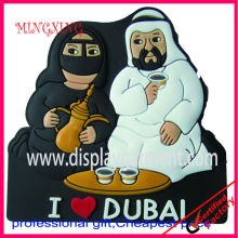 emboss pvc fridge magnet, soft PVC badge