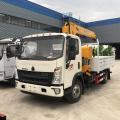 رافعة مثبتة على شاحنة 4x2 Sinotruck RHD LHD 5000kg