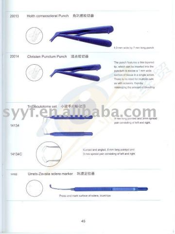 ophthalmic titanium micro-instruments