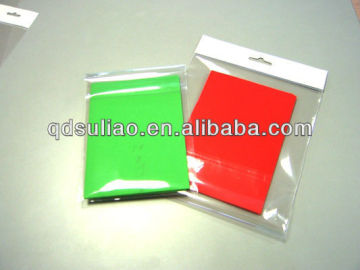 opp plastic bag with header/plastic opp bag