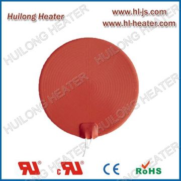 Round silicone heater pad