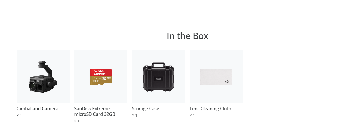 DJI Zenmuse H20T Camera For M300 RTK Drone in Stock