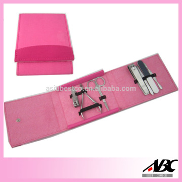 Pink Ladies Manicure Care Art Nail Tool Kit