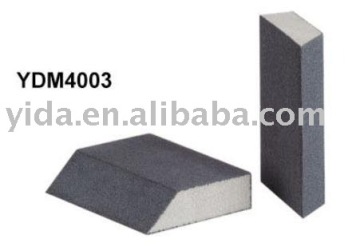 Sanding sponge block, Aluminum Oxide, Silicon Carbone