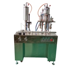 Stainless Steel Air Freshener Propellant Gas Aerosol Seal Filling Machine