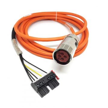 M23 Servo Motor Connector Plug Cable très flexible