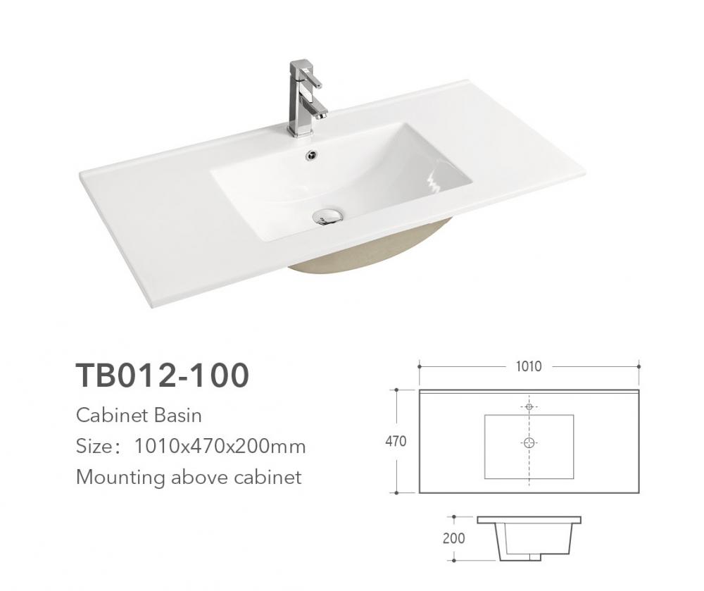Tb012 100 Cabinet Basin