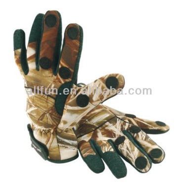 Neoprene Camouflage Hunt Gloves