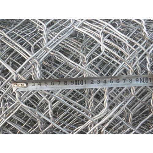 Maille de gabion galvanisée enduite de PVC pour lit de rivière