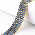 Strass Roll Diamond Cup Chain AB Stone