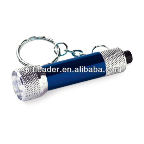 1 LED Aluminum Mini Travel Flashlight Keyring