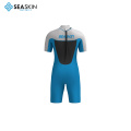 Seackin 3mm Νεοπρένιο άνδρες Traje de Neopreno Short Sleeve Back Zipper Diving Wetsuit