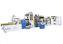 Paper cup extrusion laminating machine