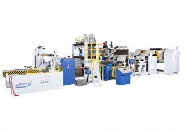 Paper cup extrusion laminating machine