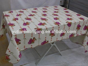 Plastic Table Covers in Piece for Home/ Hotel