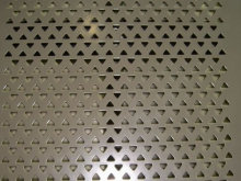 Sound proof perforated metal