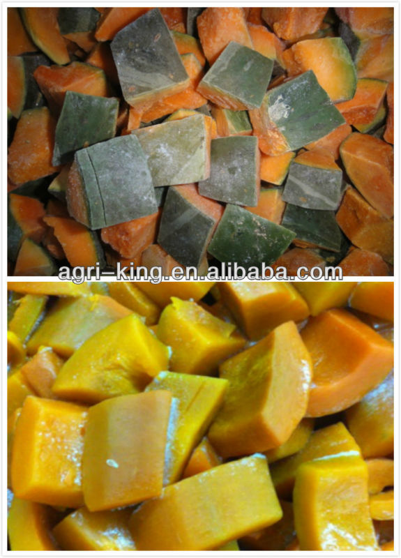 Frozen Sliced Sweet Pumpkin Vegetables Without Seeds