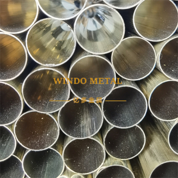 Non-sparking large brass tubing for mining equipment